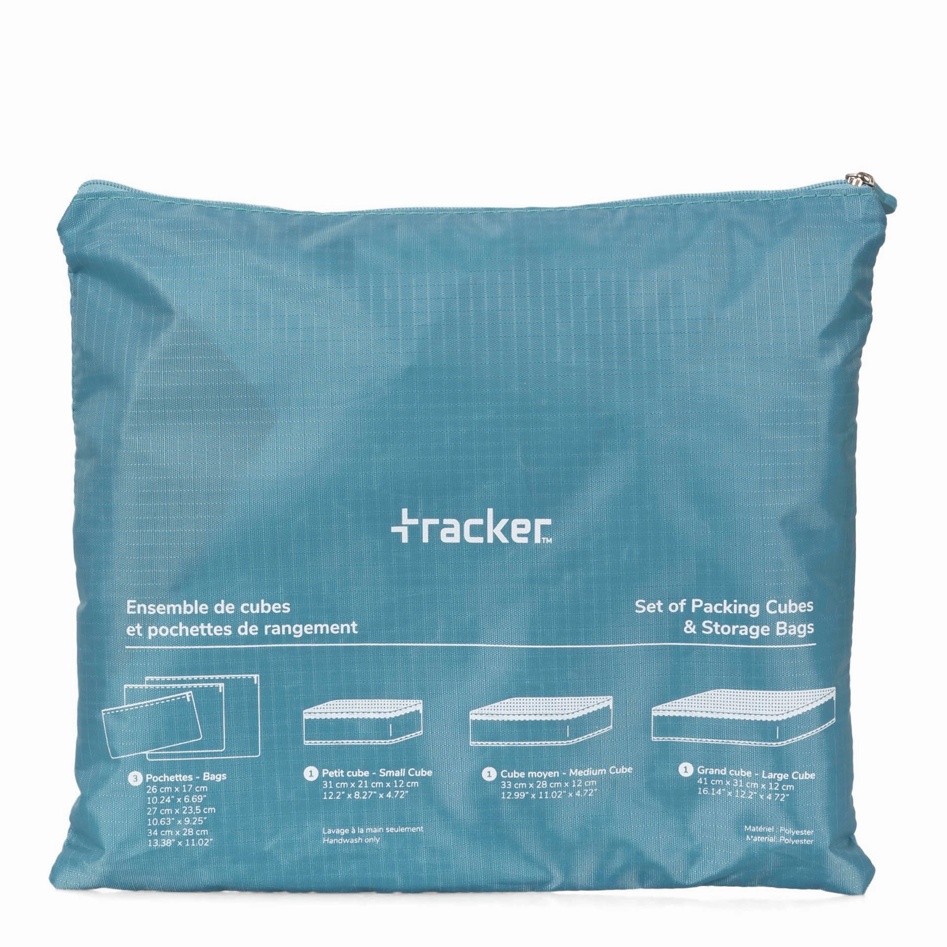 3 Packing Cubes and 3 Storage Bags