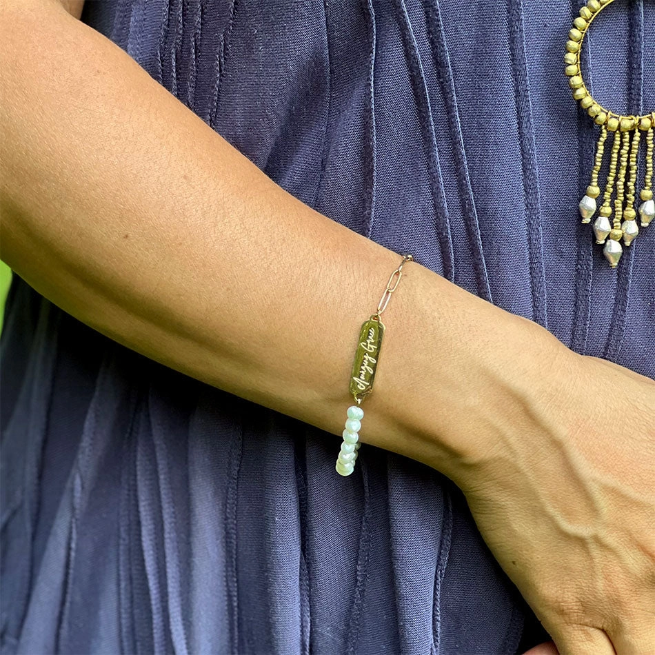 "Amazing Grace" Pearl Bracelet, China