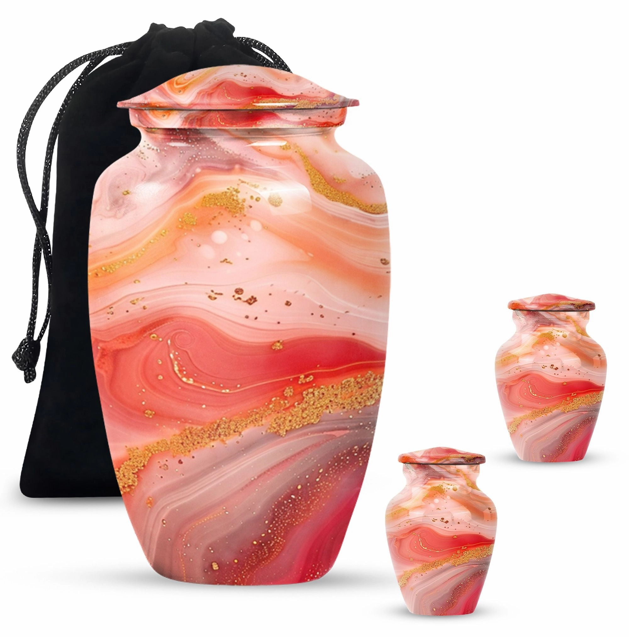 Abstract Urn for Cremation- A Classic Vessel of Remembrance