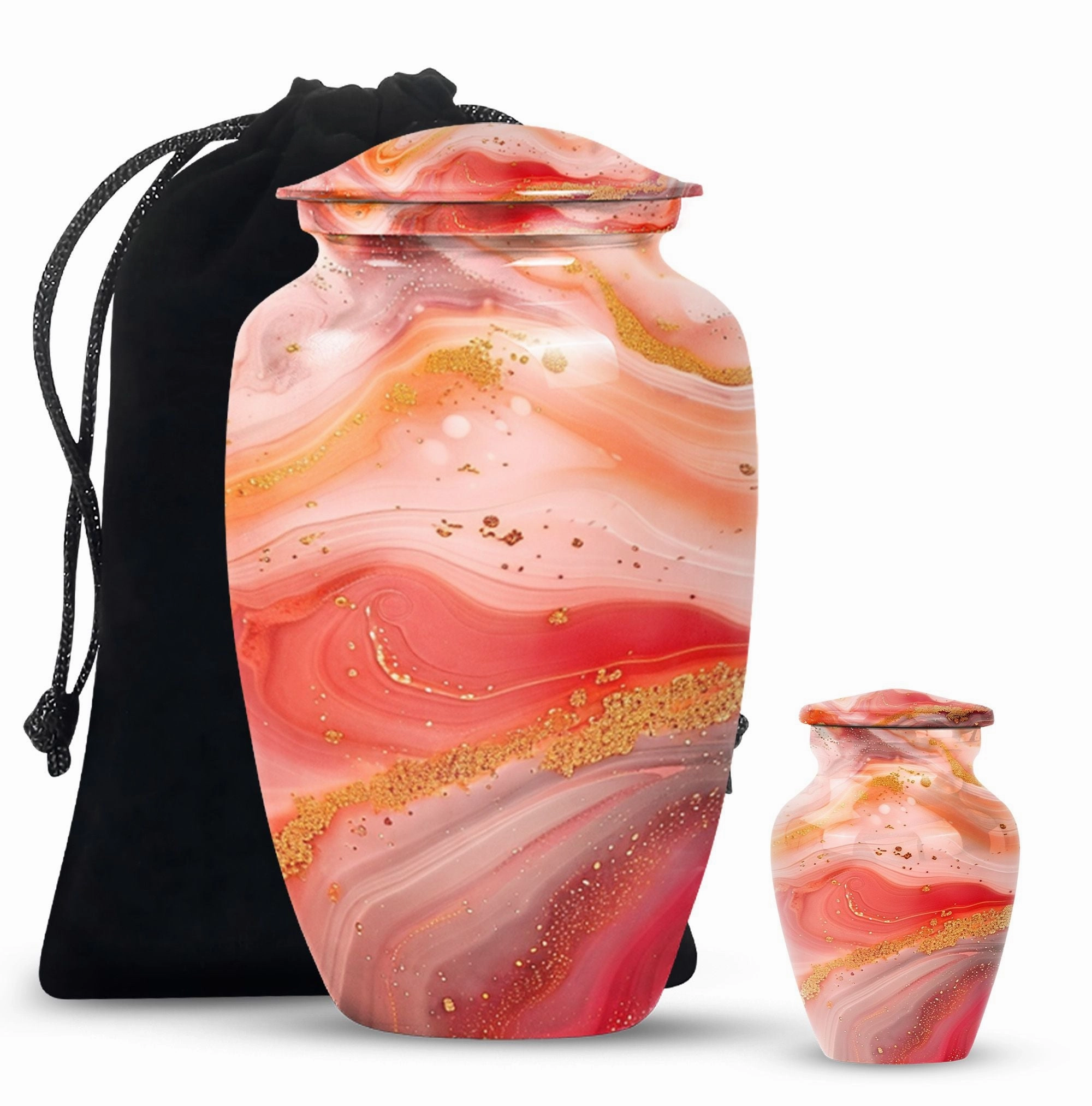 Abstract Urn for Cremation- A Classic Vessel of Remembrance