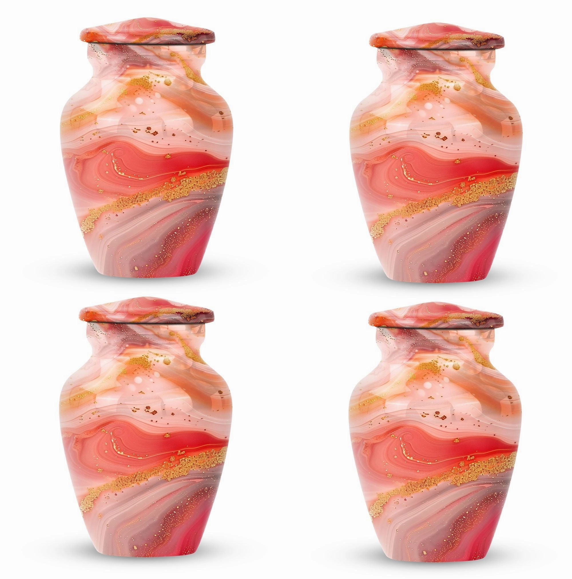 Abstract Urn for Cremation- A Classic Vessel of Remembrance