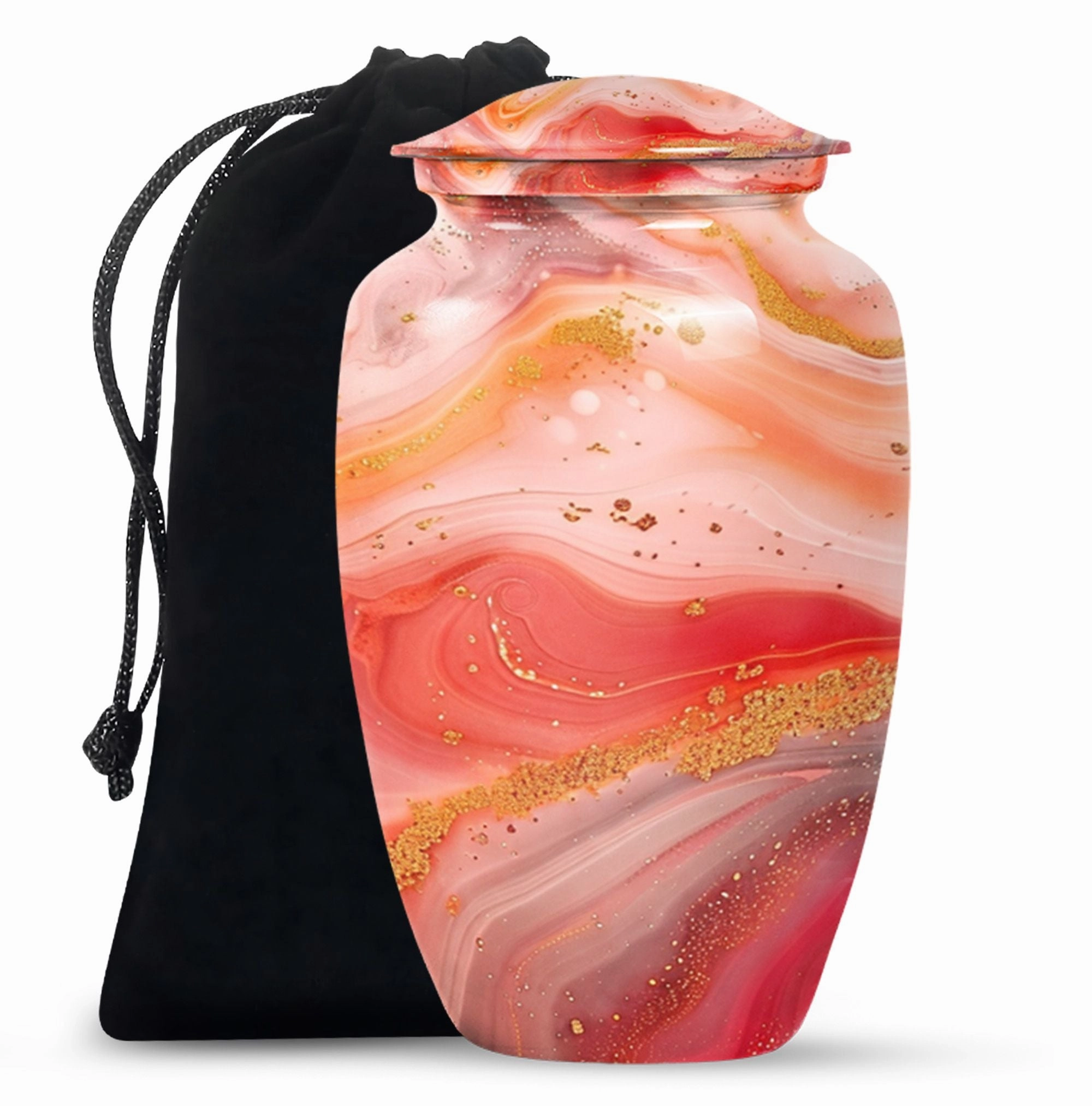 Abstract Urn for Cremation- A Classic Vessel of Remembrance