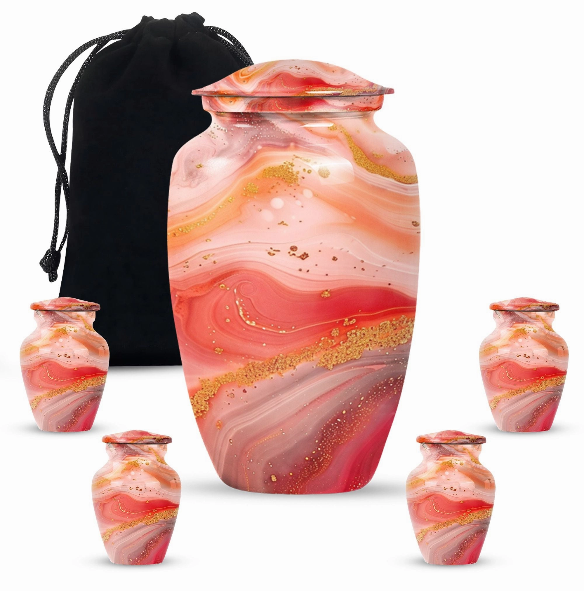 Abstract Urn for Cremation- A Classic Vessel of Remembrance