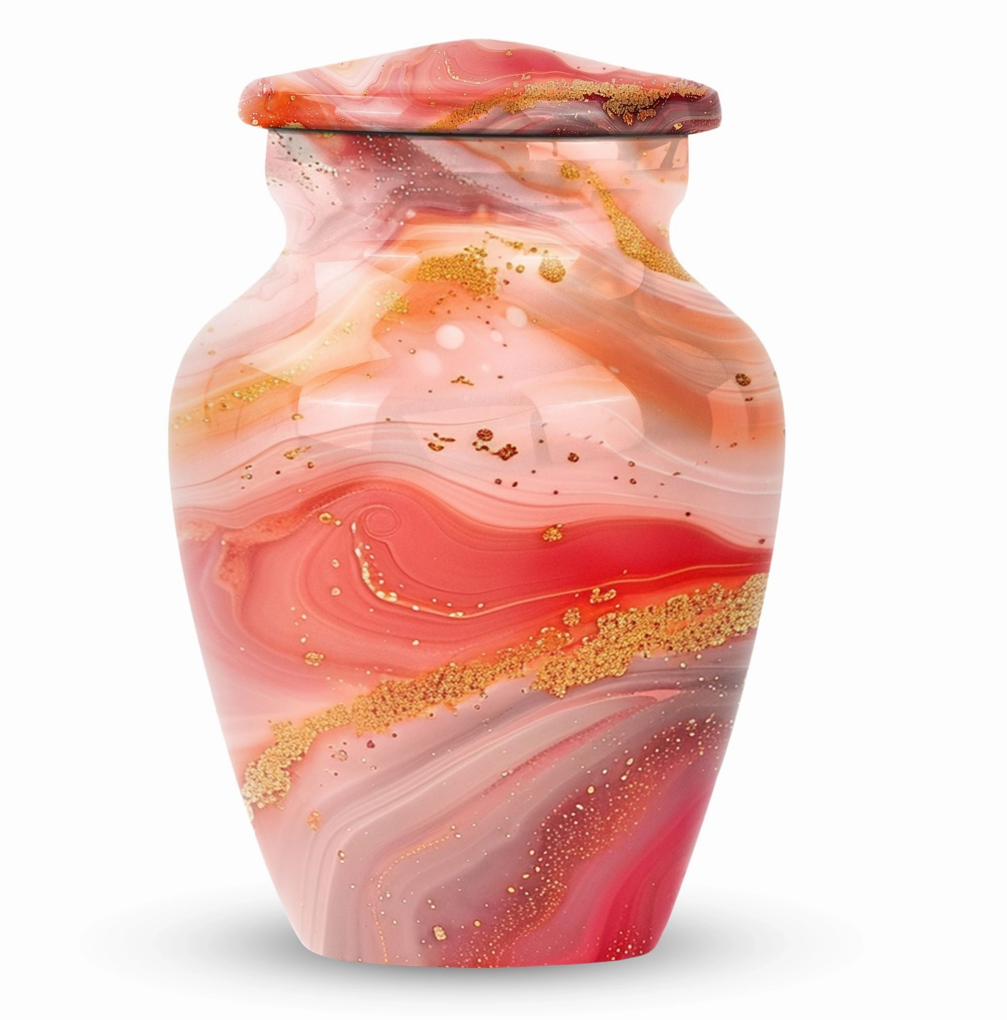 Abstract Urn for Cremation- A Classic Vessel of Remembrance
