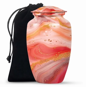 Abstract Urn for Cremation- A Classic Vessel of Remembrance
