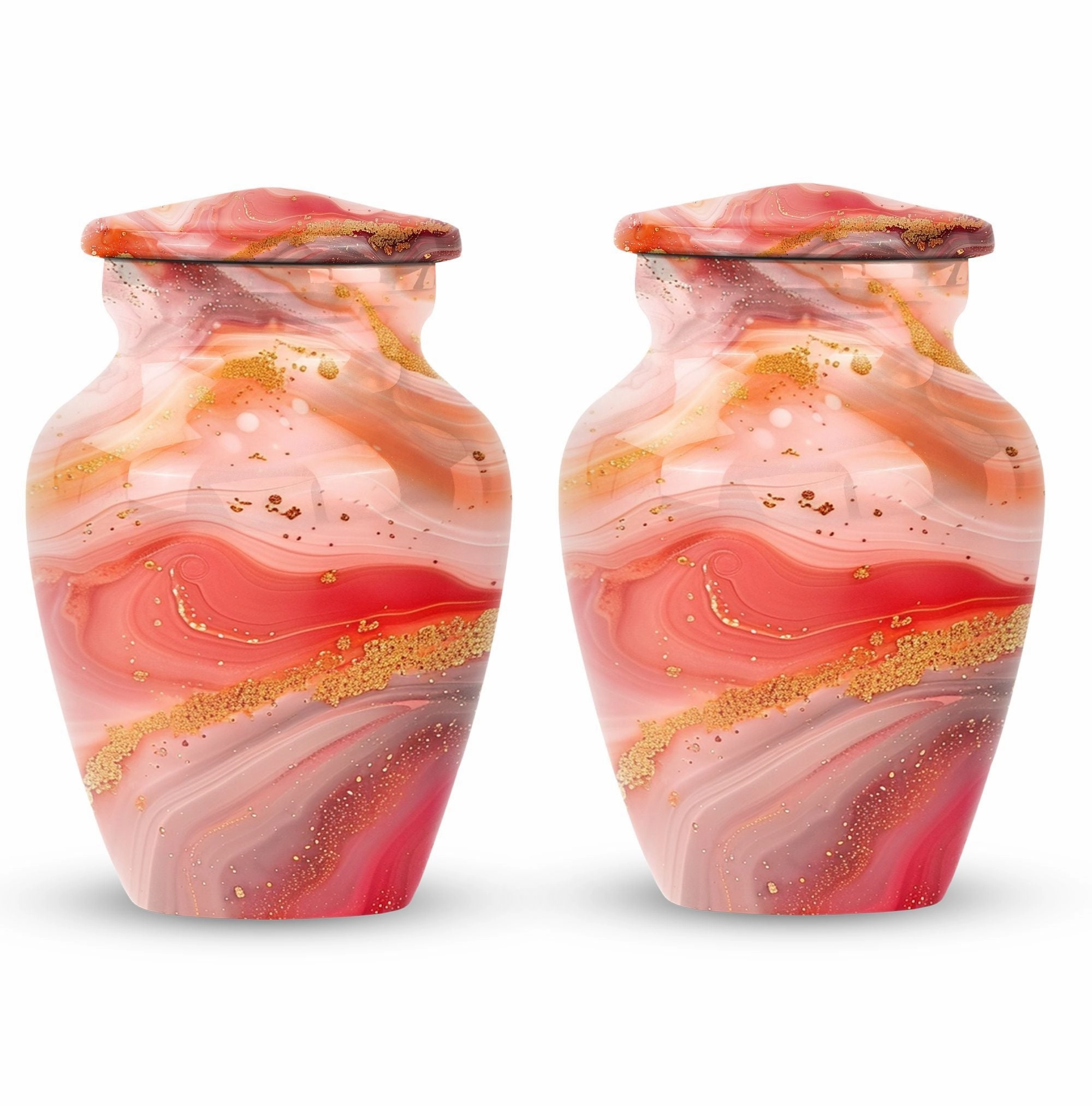 Abstract Urn for Cremation- A Classic Vessel of Remembrance