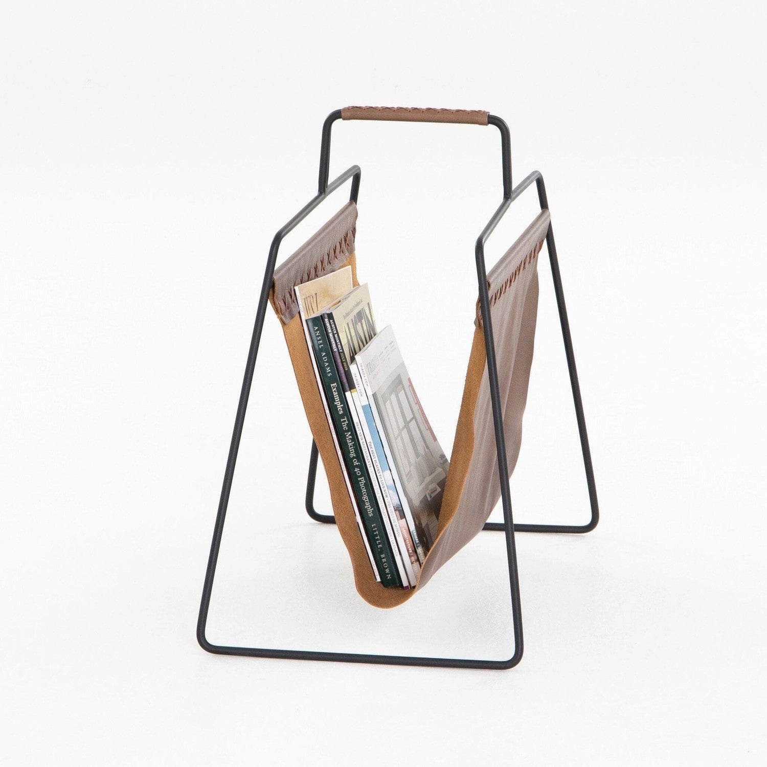 Archer Magazine Rack - Smooth Jet Black
