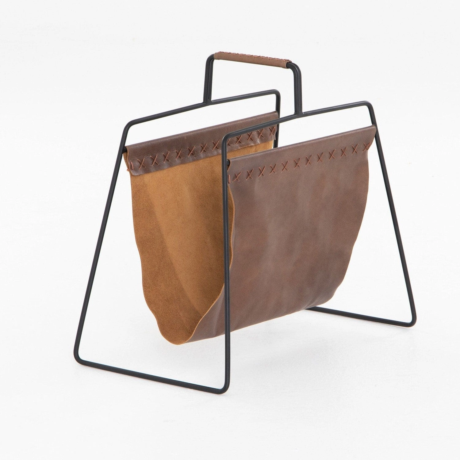 Archer Magazine Rack - Smooth Jet Black
