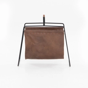 Archer Magazine Rack - Smooth Jet Black