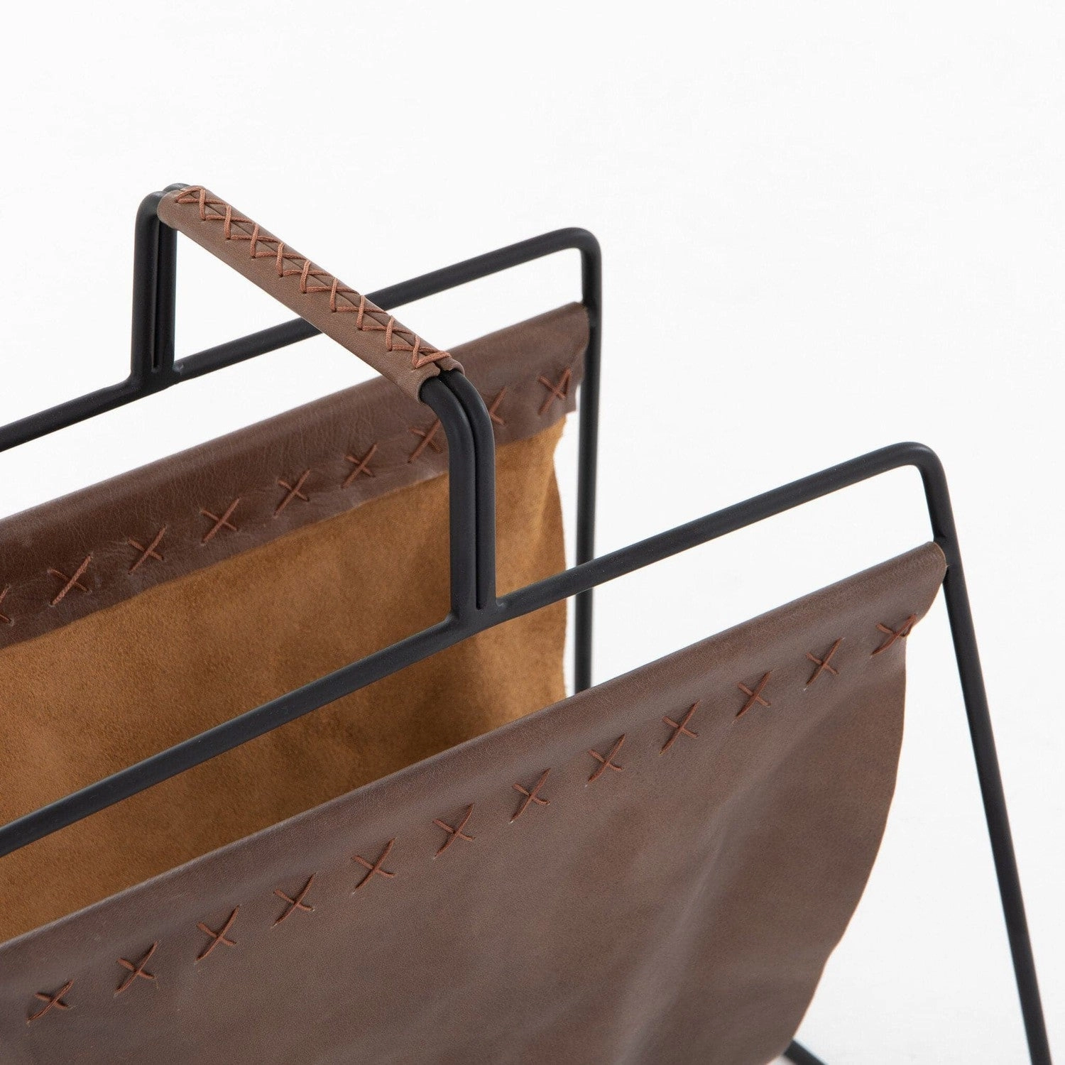 Archer Magazine Rack - Smooth Jet Black