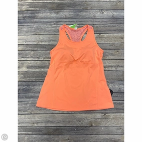 Athletic Tank Top By Fila In Orange, Size: M