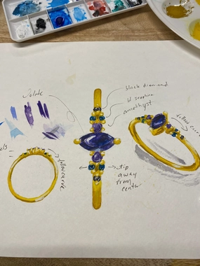 Aurora Ring with Iolite - OOS