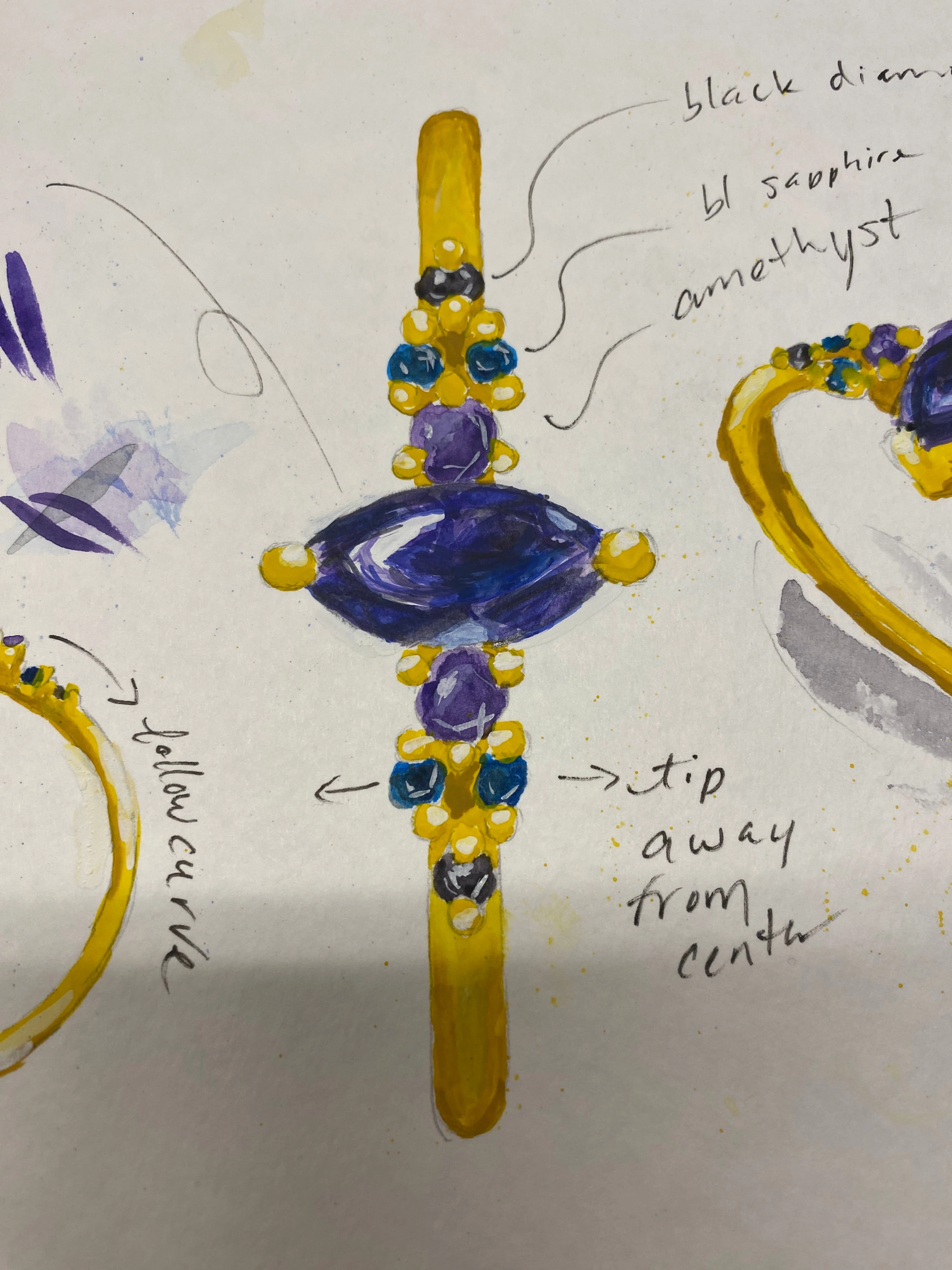 Aurora Ring with Iolite - OOS