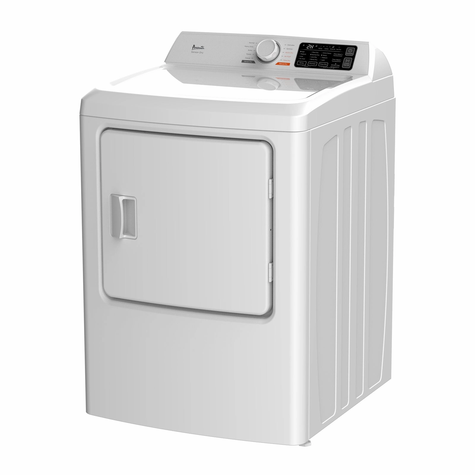Avanti SGD67D0WG 6.7 Cu. Ft. Front Load Natural Gas Dryer