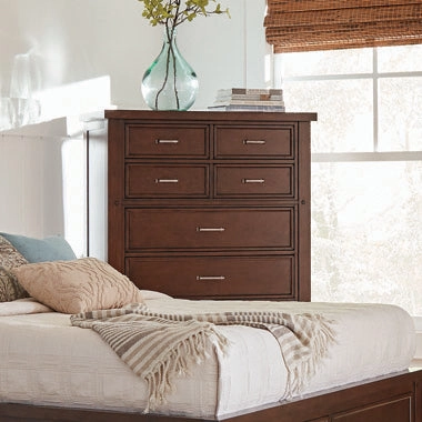 Barstow 8-Drawer Rectangular Chest Pinot Noir