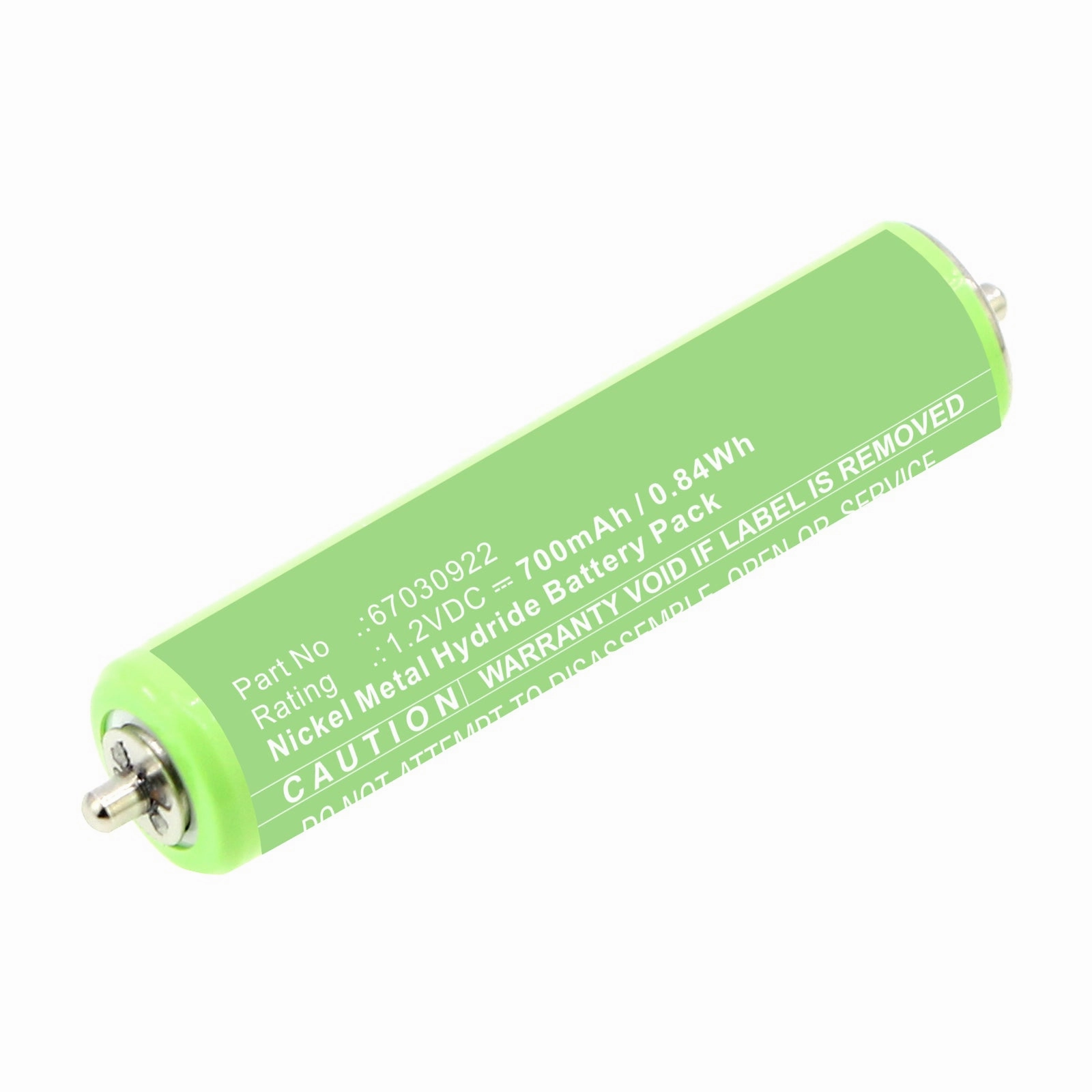 Batteries N Accessories BNA-WB-H17521 Shaver Battery - Ni-MH, 1.2V, 700mAh, Ultra High Capacity - Replacement for Braun 67030922 Battery