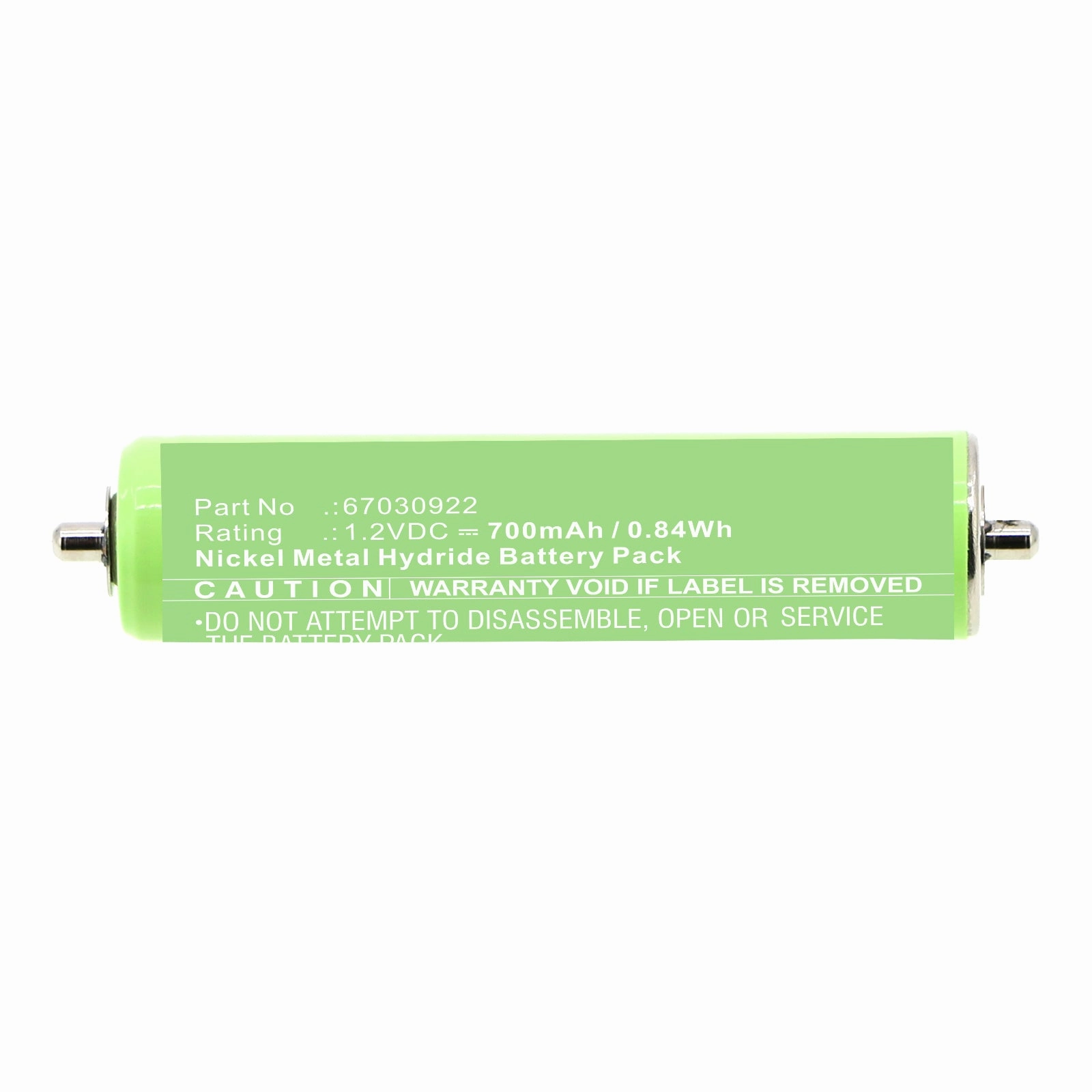 Batteries N Accessories BNA-WB-H17521 Shaver Battery - Ni-MH, 1.2V, 700mAh, Ultra High Capacity - Replacement for Braun 67030922 Battery