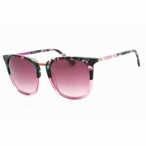 Bebe Women's Sunglasses - Fuchsia Gradient Full Rim Rectangular Frame | BB7232 500