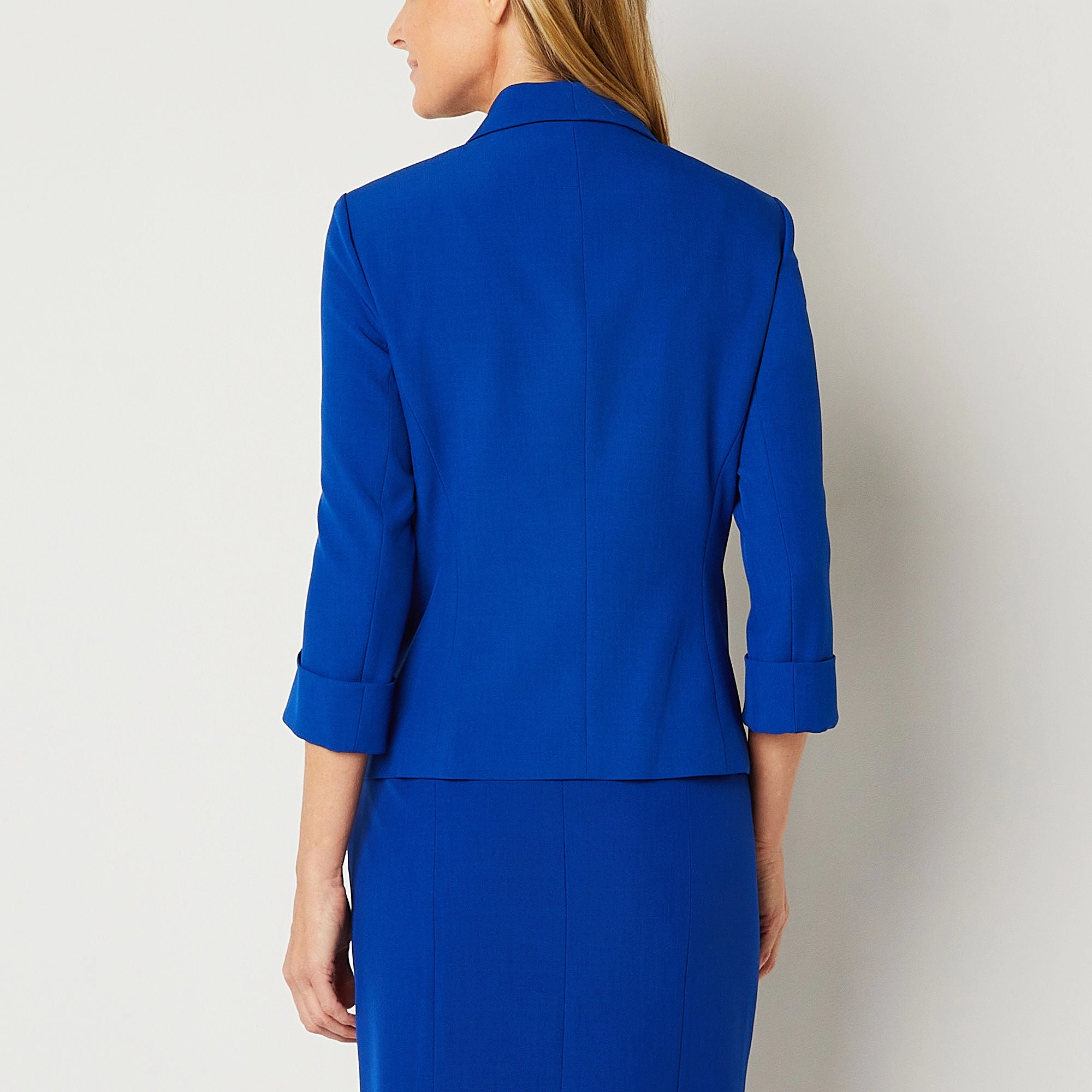 Black Label By Evan-Picone Suit Jacket - True Cobalt TRUE COBLT 18