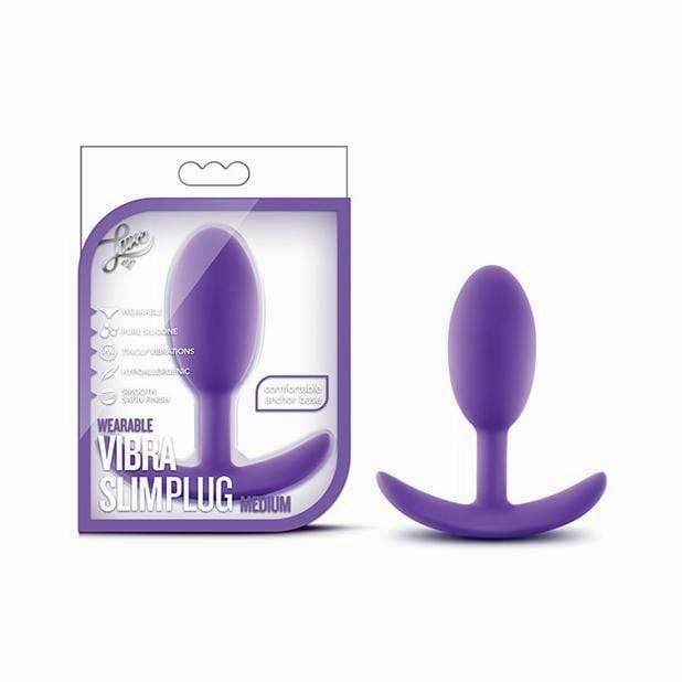 Blush Novelties - Luxe Wearable Vibra Slim Anal Plug Small & Medium