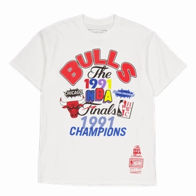 Bulls Champs Fest Ss Tee Hwc White
