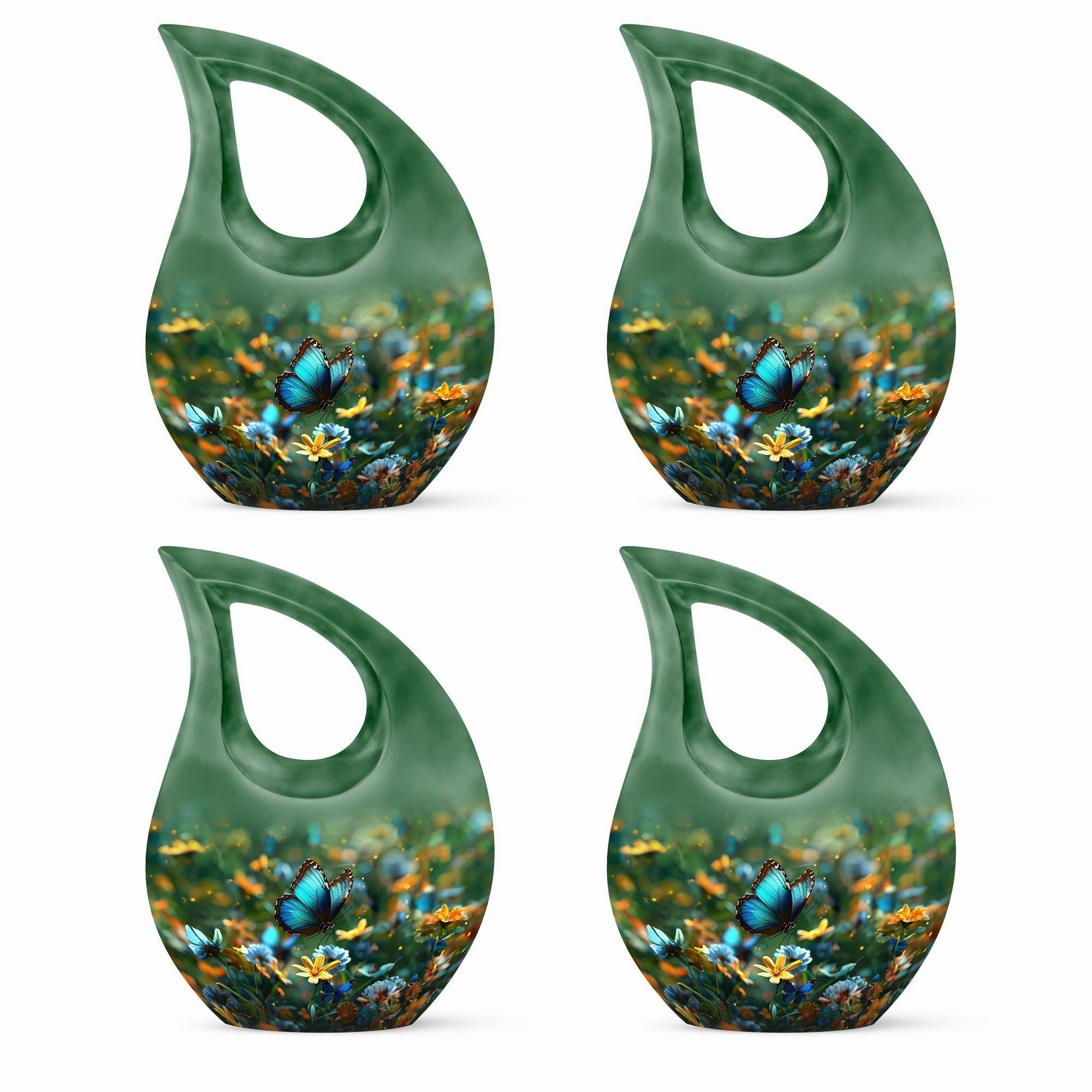 Butterfly Tribute - Compact Memorial Urn For Human Ashes