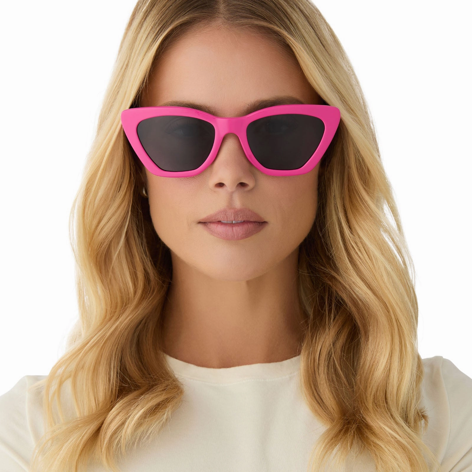 CAMILA - BRIGHT PINK   GREY   POLARIZED SUNGLASSES