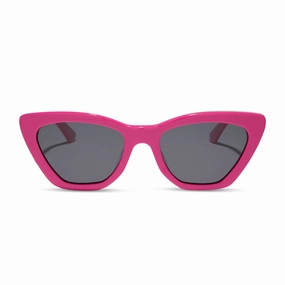 CAMILA - BRIGHT PINK   GREY   POLARIZED SUNGLASSES