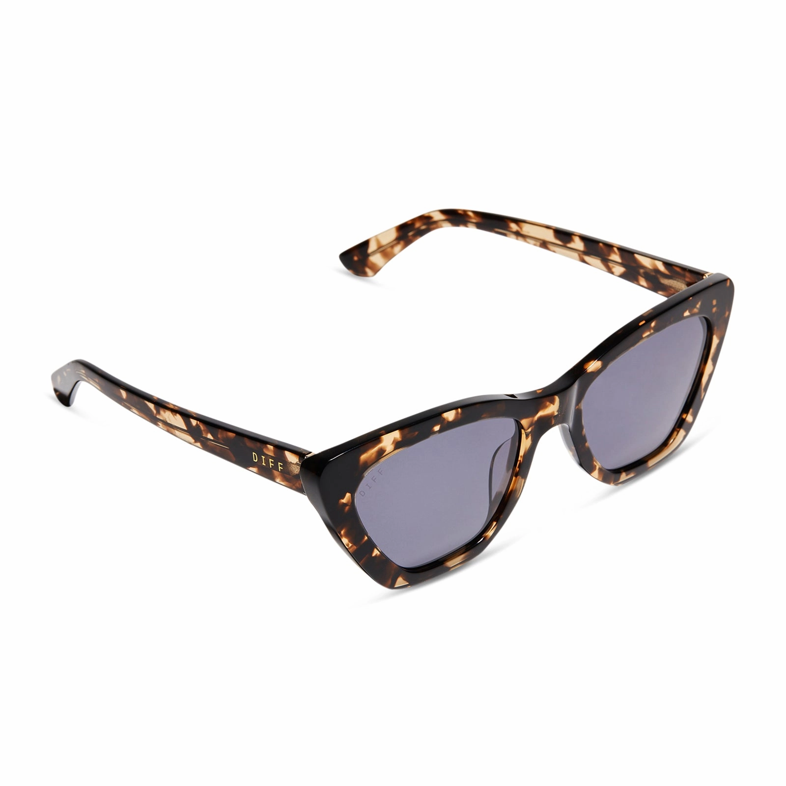 CAMILA - ESPRESSO TORTOISE   GREY SUNGLASSES