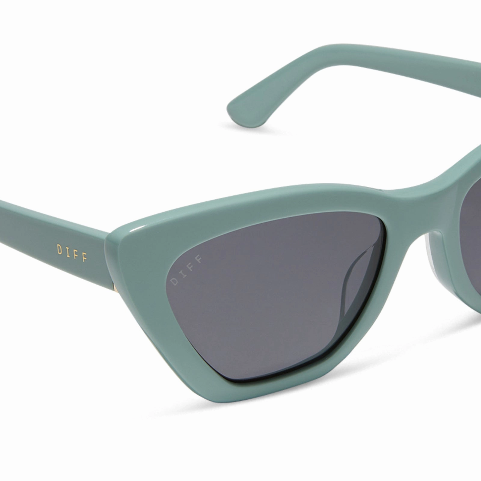 CAMILA - STEEL TEAL   GREY   POLARIZED SUNGLASSES
