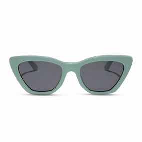 CAMILA - STEEL TEAL   GREY   POLARIZED SUNGLASSES