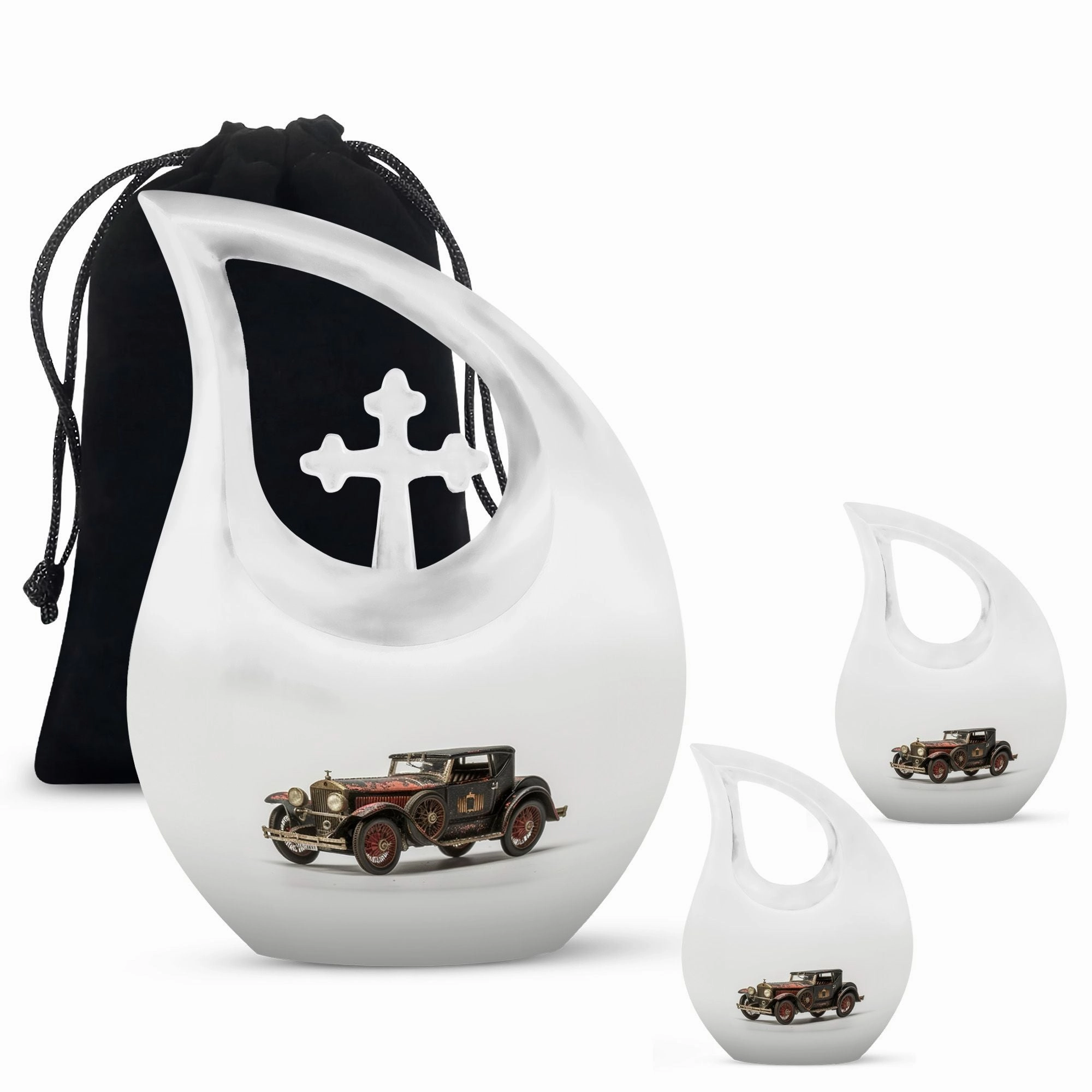Car Cremation Urns For Ashes For Women Memorial & Funeral Urn