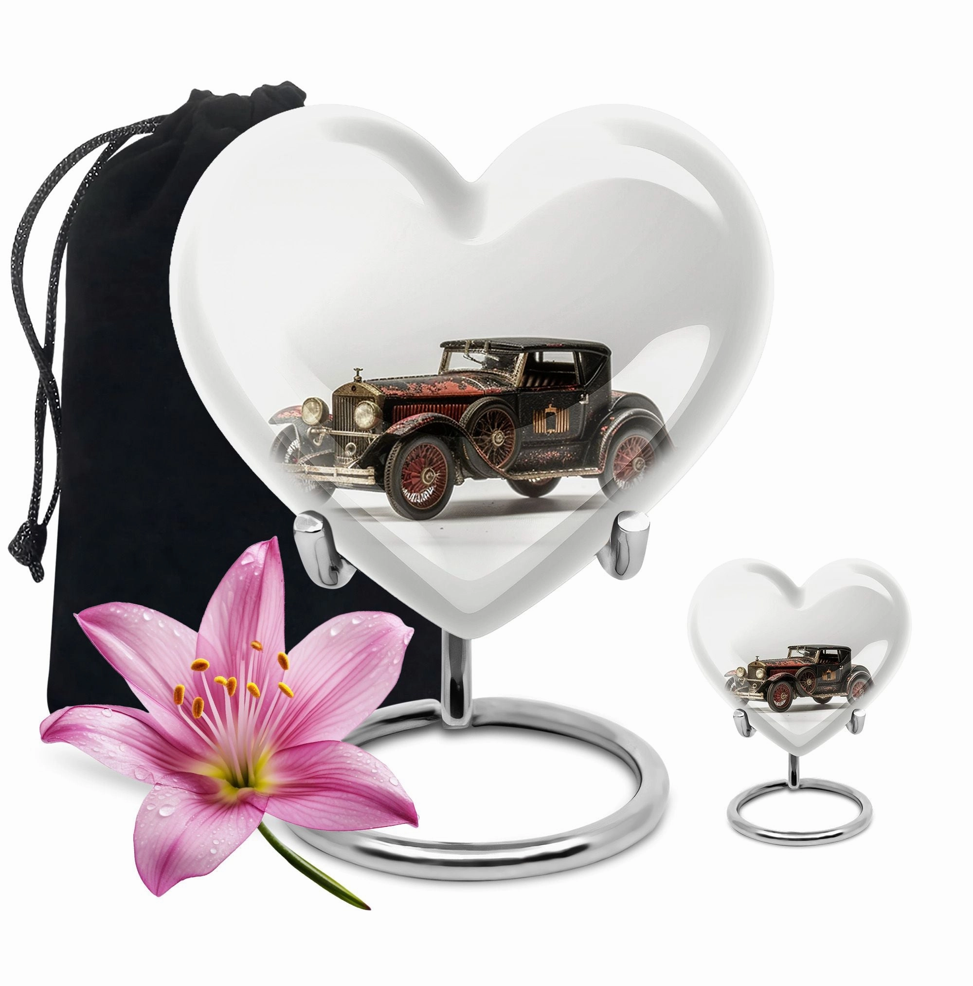 Car Cremation Urns For Ashes For Women Memorial & Funeral Urn