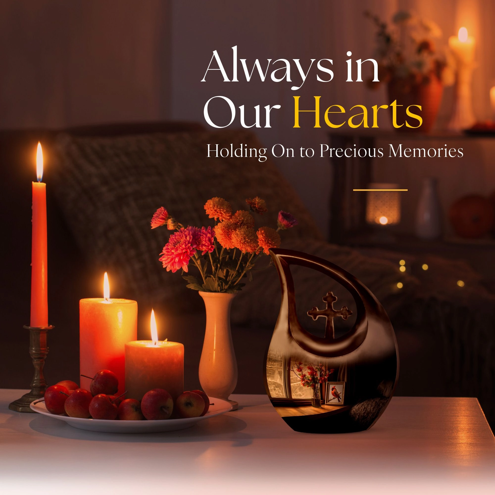 Cardinal Bird Urn : Affordable Cremation Urn For Human Ashes