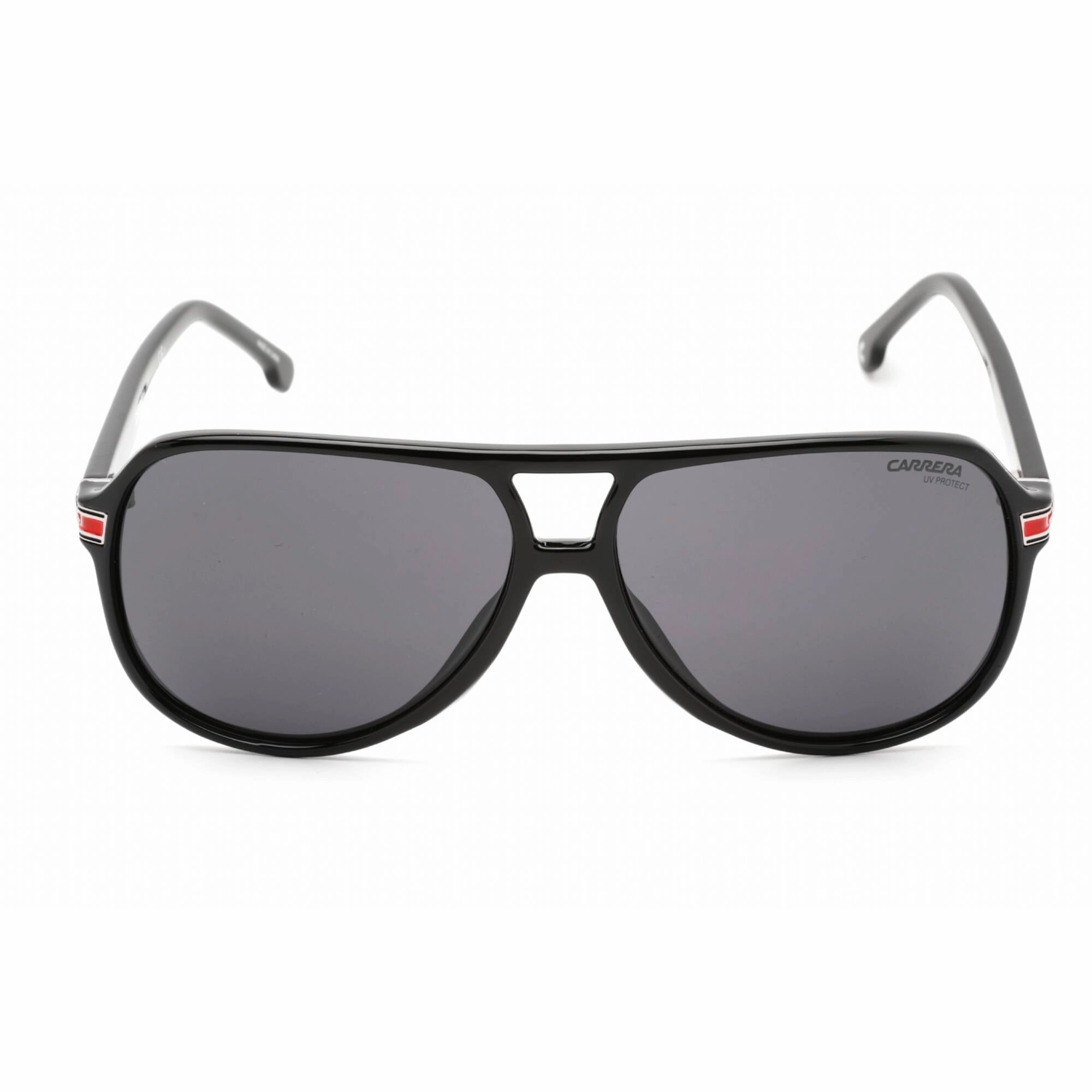 Carrera Men's Sunglasses - Black Plastic Aviator Shape Full Rim Frame | 1045/S 0807 IR