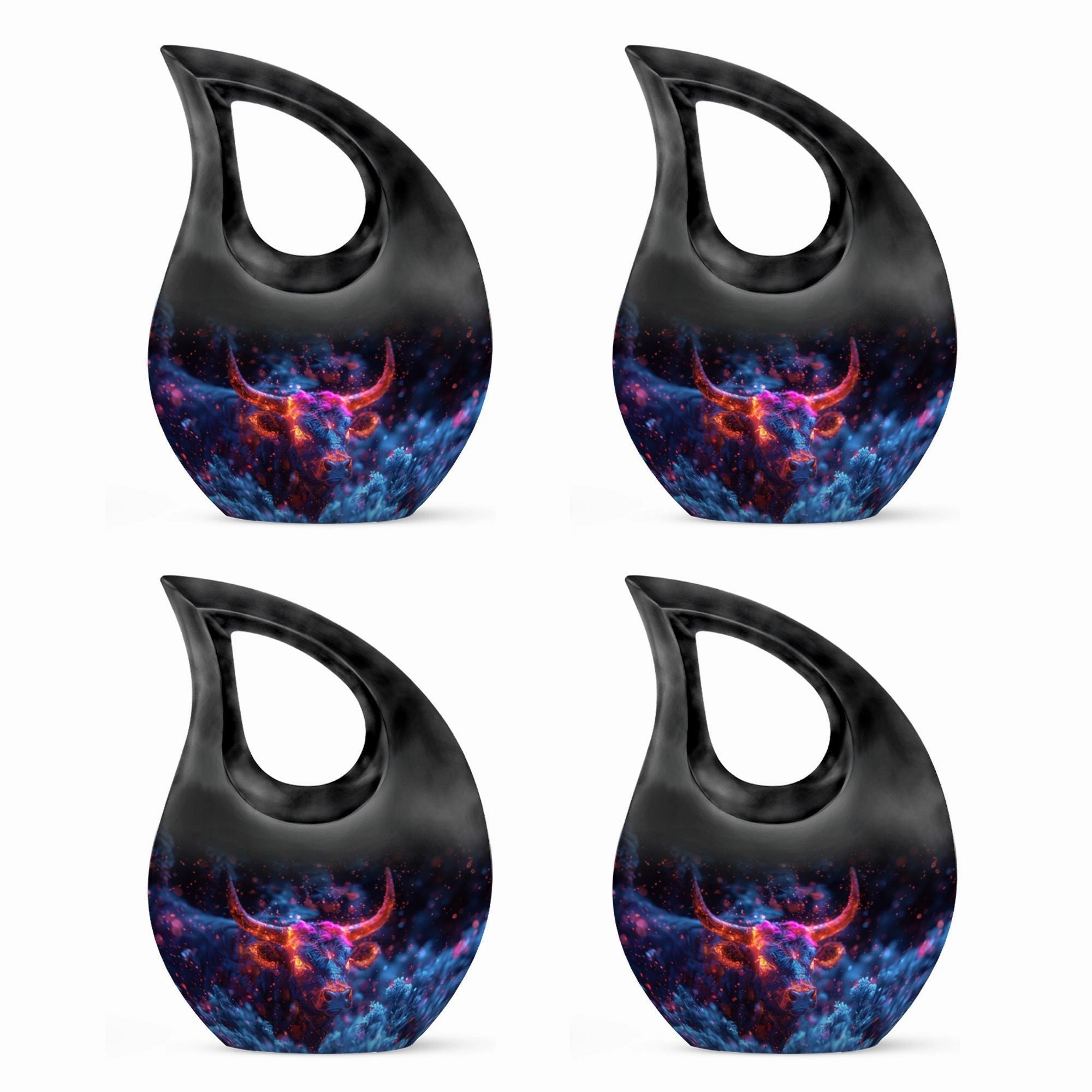 Celestial Bull Majesty Tribute A Compact Memorial Urn