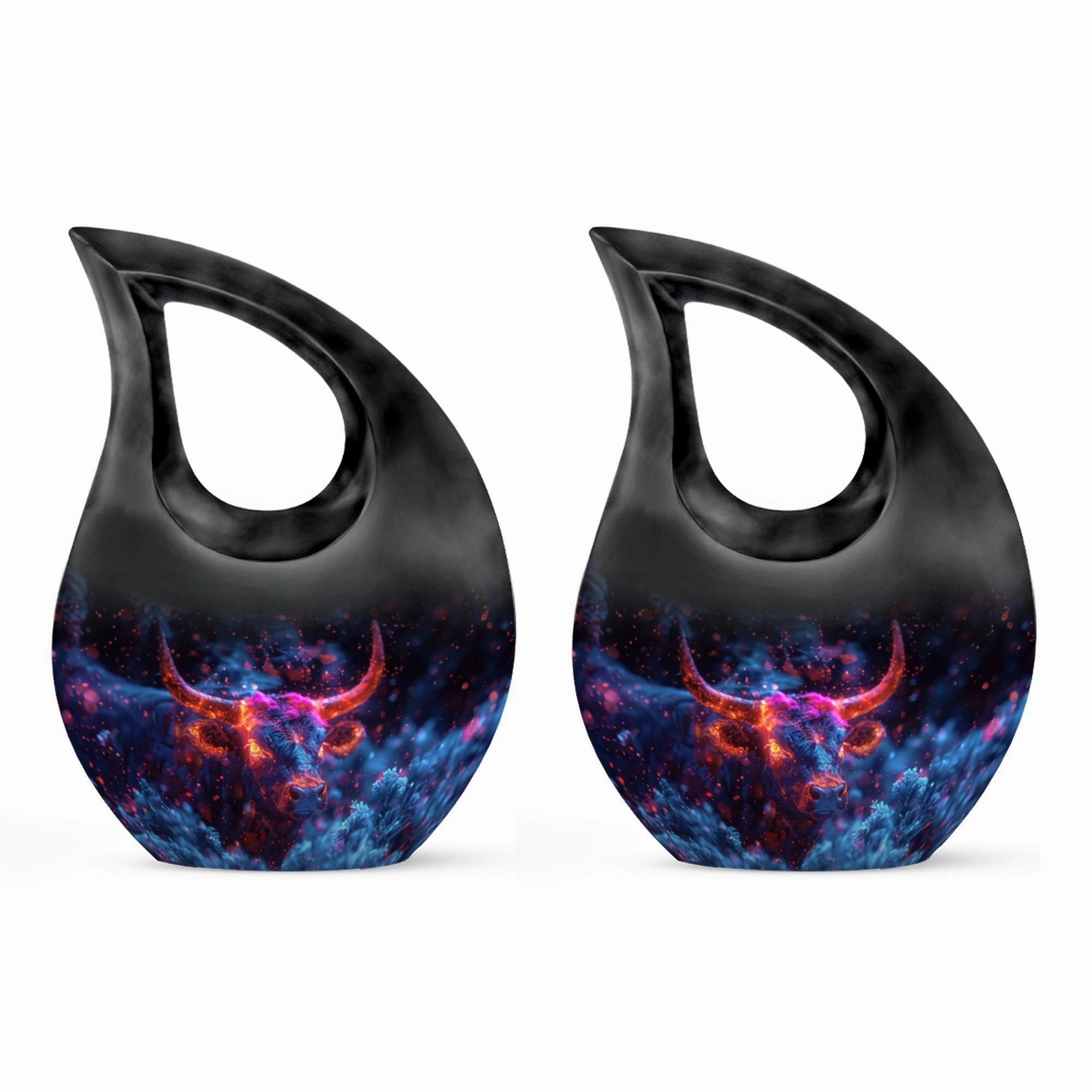 Celestial Bull Majesty Tribute A Compact Memorial Urn