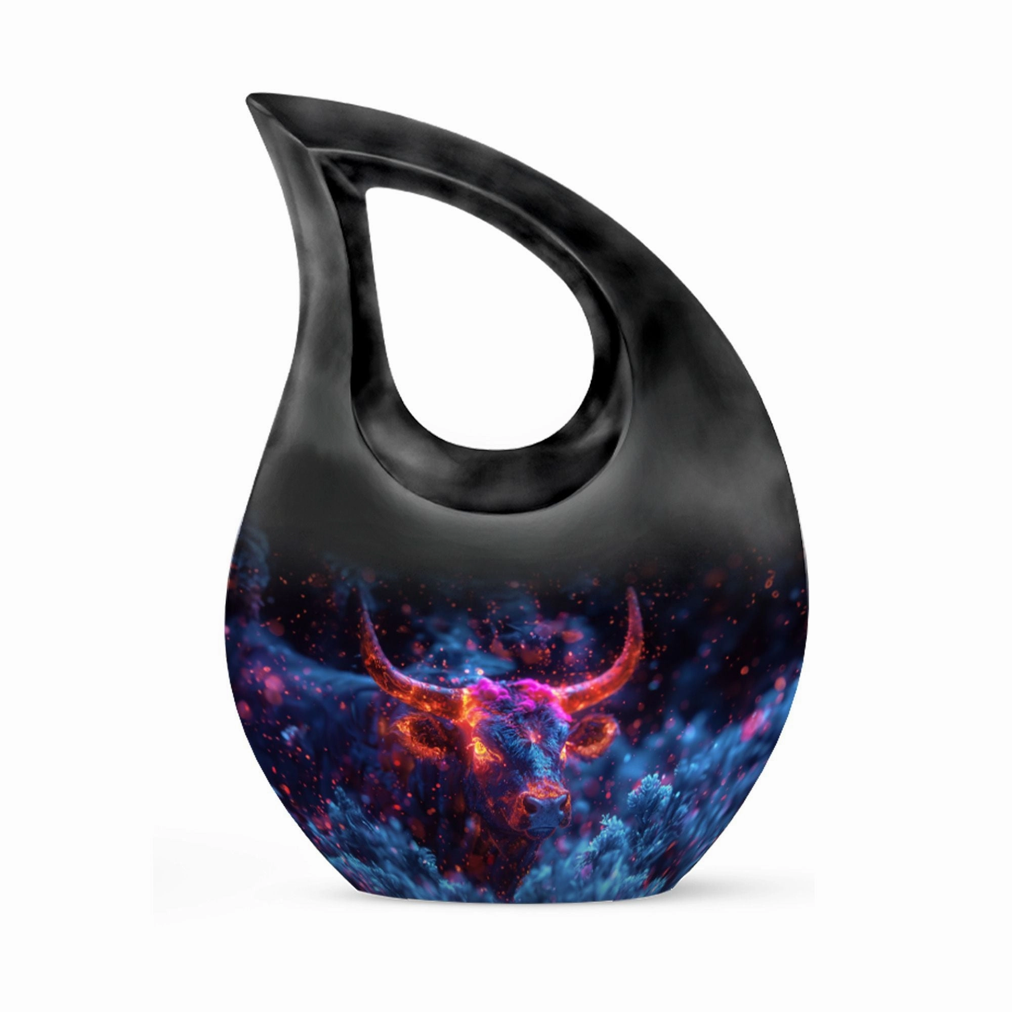 Celestial Bull Majesty Tribute A Compact Memorial Urn