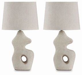 Chadrich Antique Beige Paper Table Lamp