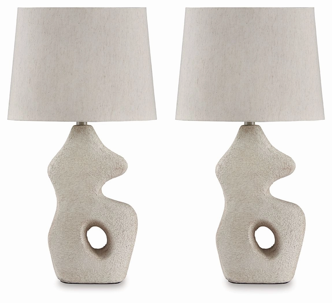 Chadrich Antique Beige Paper Table Lamp