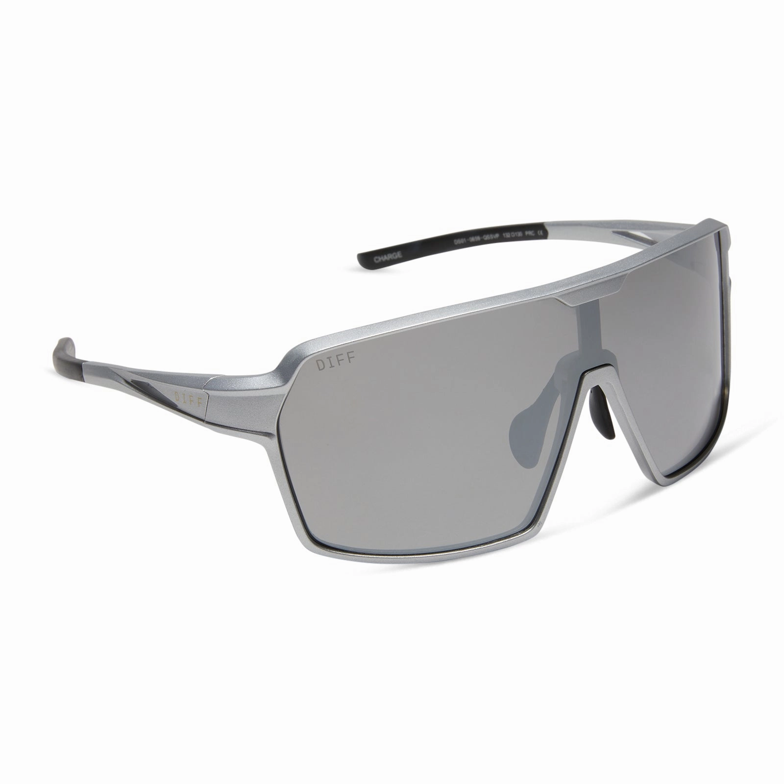 CHARGE - MATTE SILVER   SILVER MIRROR   POLARIZED SUNGLASSES