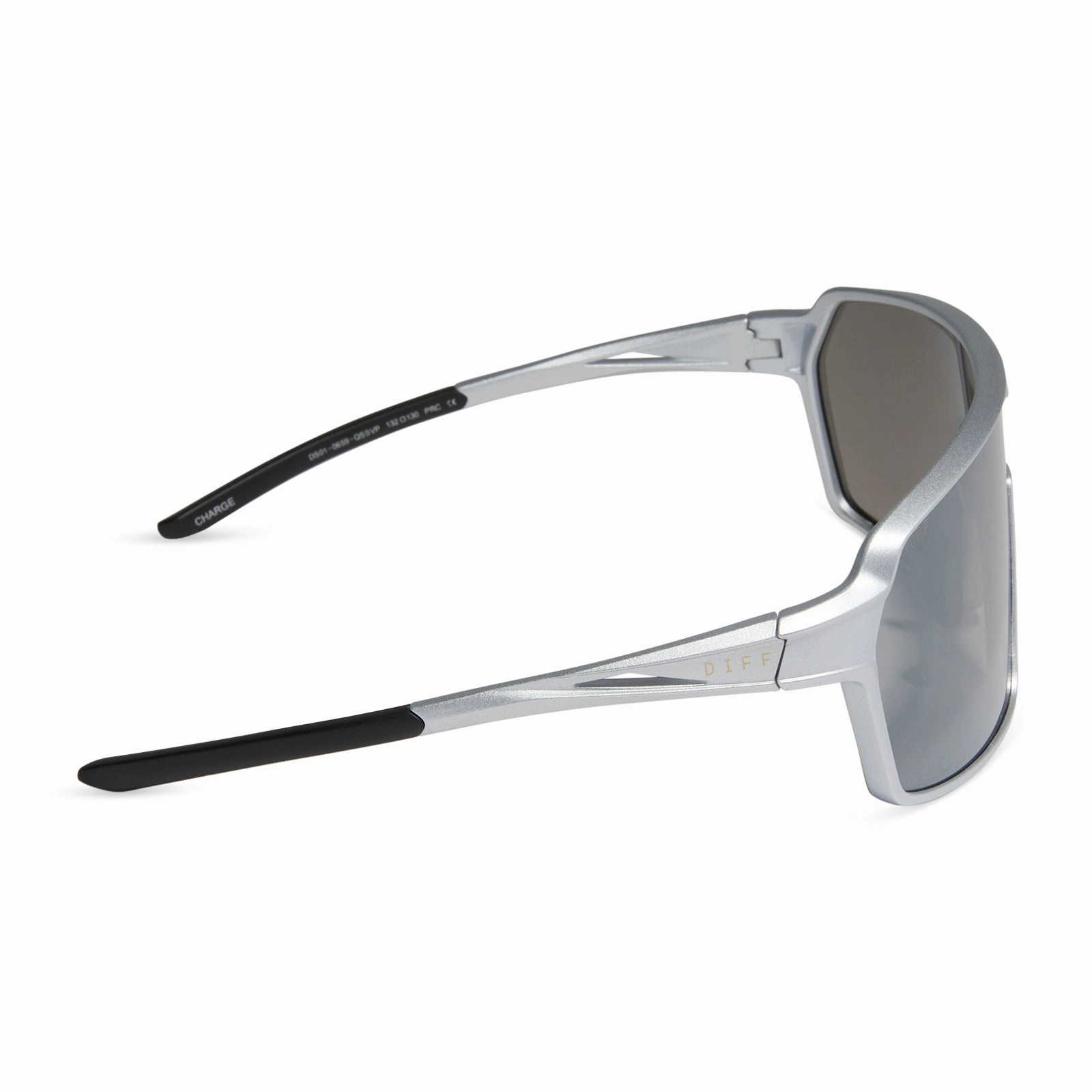 CHARGE - MATTE SILVER   SILVER MIRROR   POLARIZED SUNGLASSES