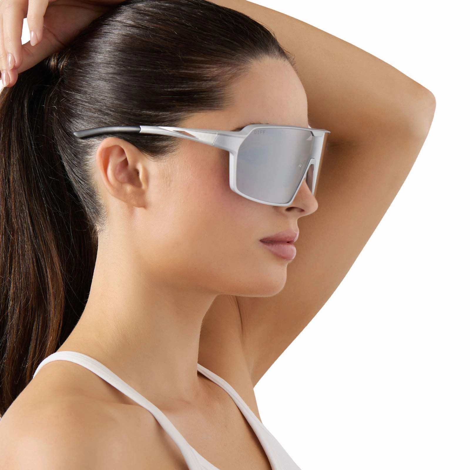 CHARGE - MATTE SILVER   SILVER MIRROR   POLARIZED SUNGLASSES