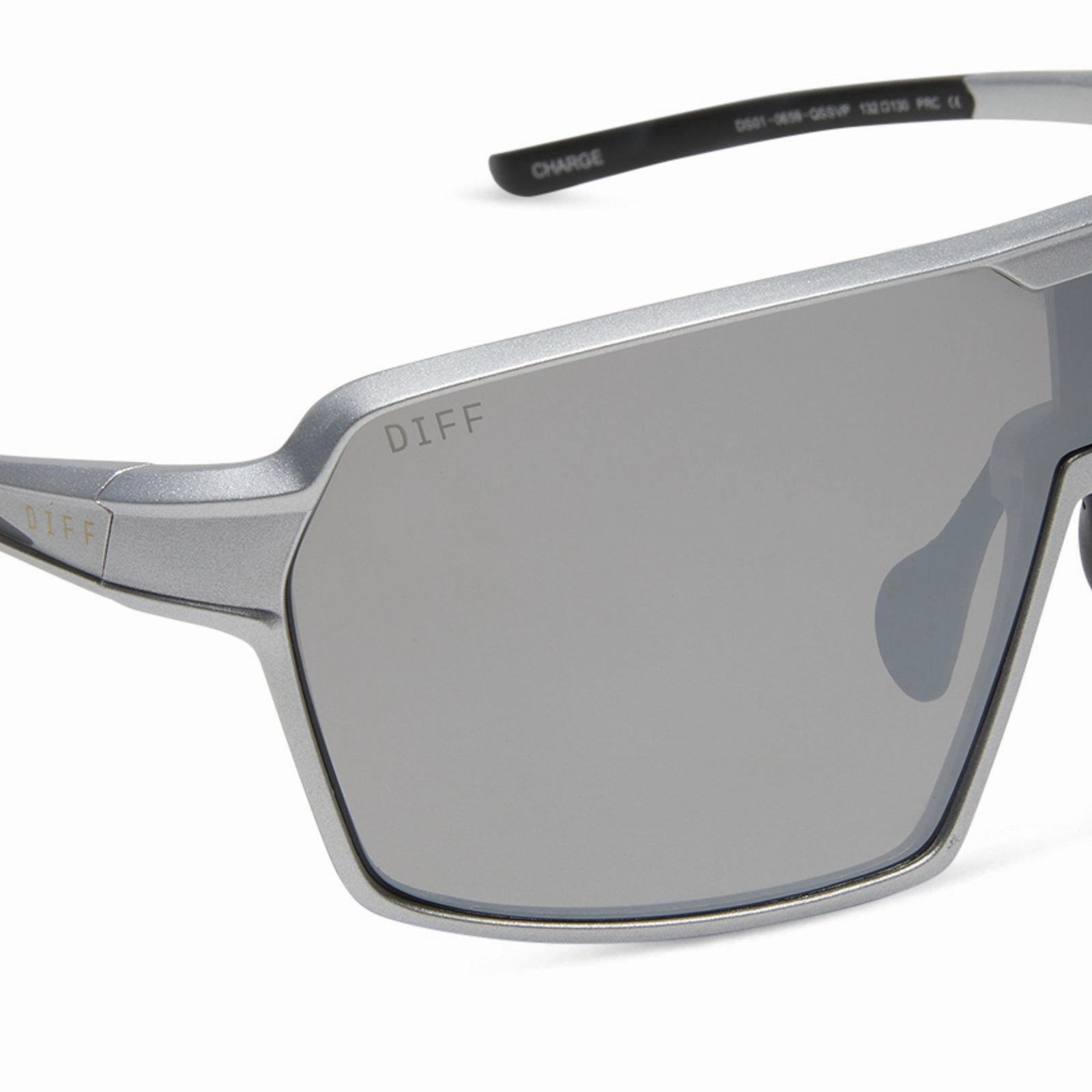 CHARGE - MATTE SILVER   SILVER MIRROR   POLARIZED SUNGLASSES