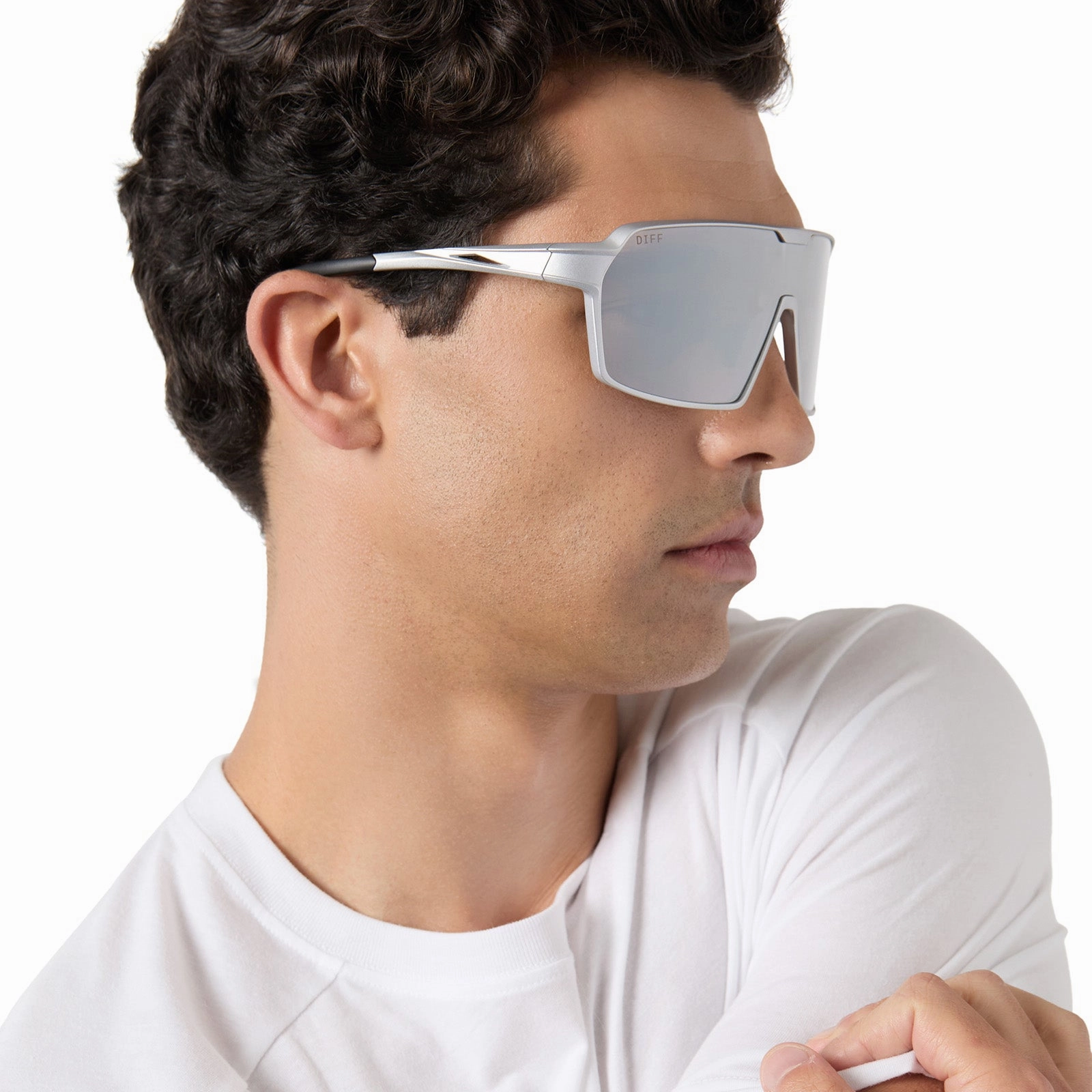 CHARGE - MATTE SILVER   SILVER MIRROR   POLARIZED SUNGLASSES