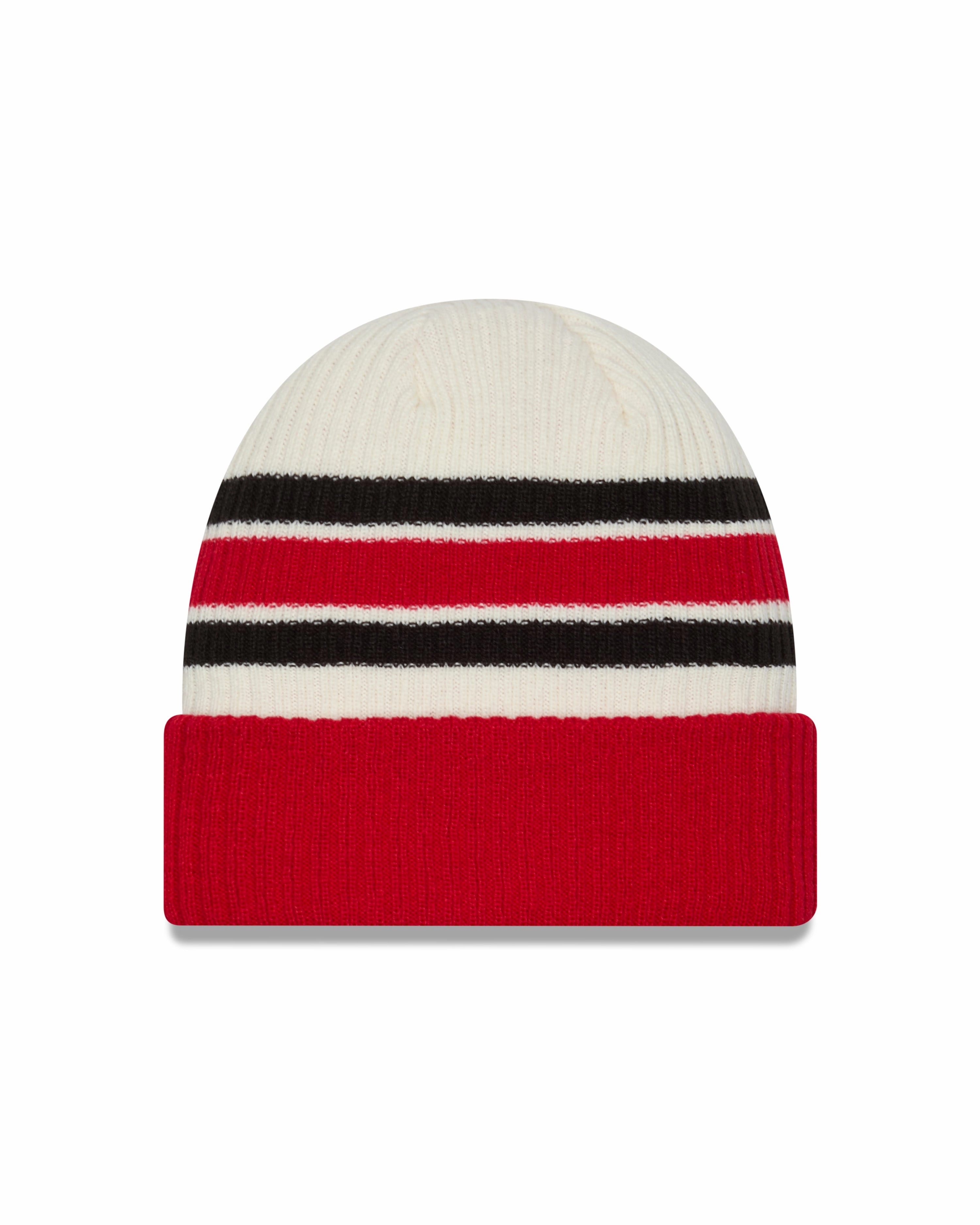 Chicago Blackhawks New Era Logo Red Vintage Cuffed Knit