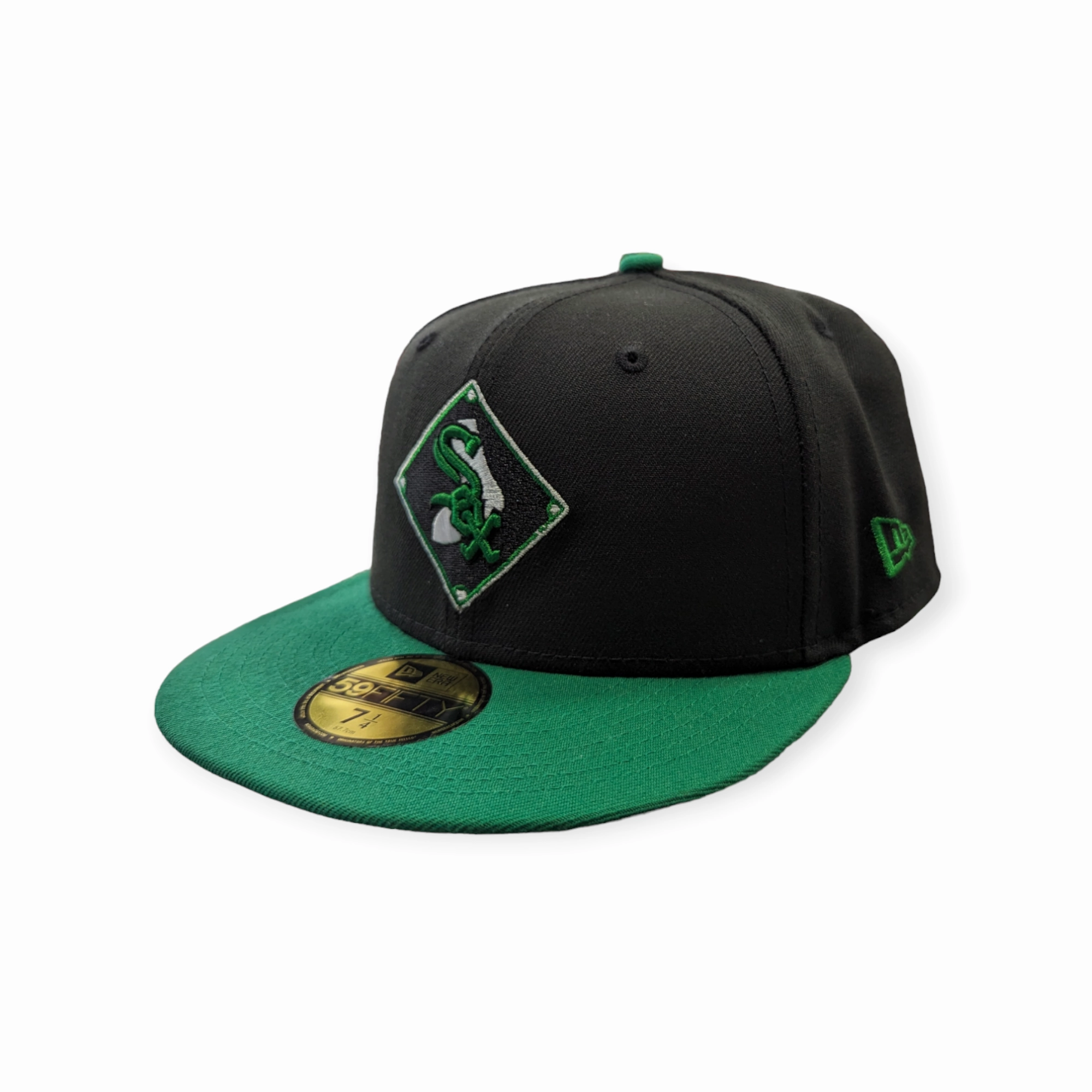 Chicago White Sox New Era 2 Tone Prime Diamond Black/Green 59FIFTY Fitted Hat
