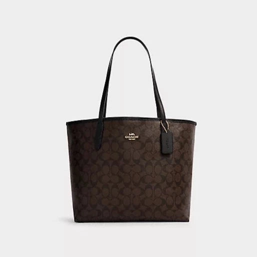 City Tote In Signature Canvas