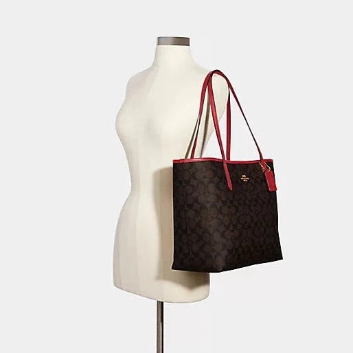 City Tote In Signature Canvas