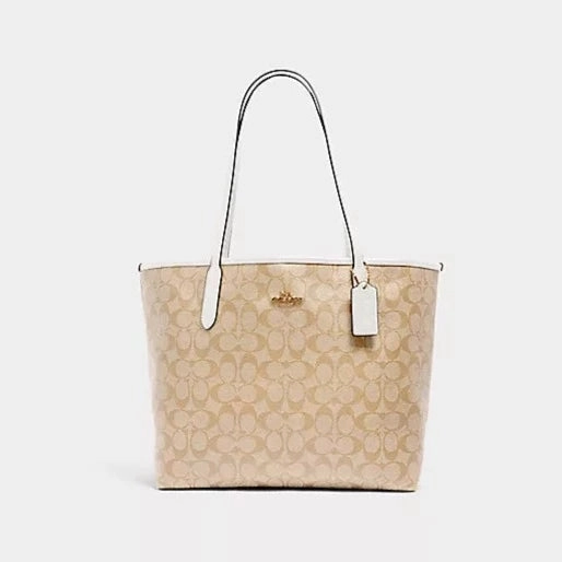 City Tote In Signature Canvas